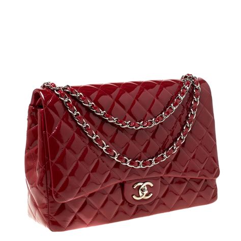 chanel red bag classic|chanel bag red inside.